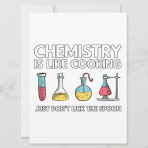 Chemistry Is Like Cooking Save The Date