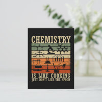 chemistry is like cooking vintage chemist