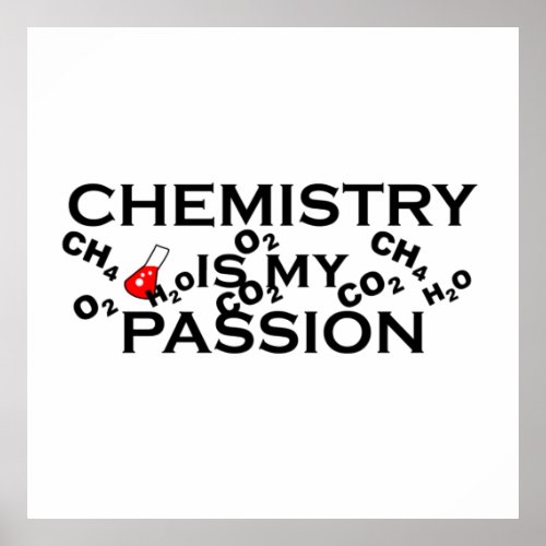 chemistry is my passion poster
