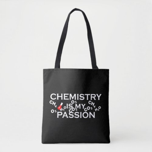 chemistry is my passion tote bag