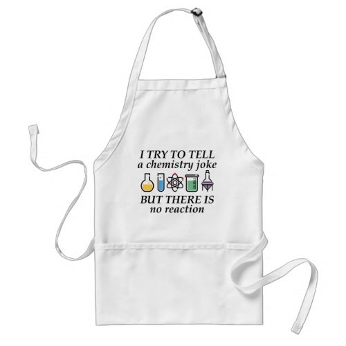 Chemistry Joke Adult Apron