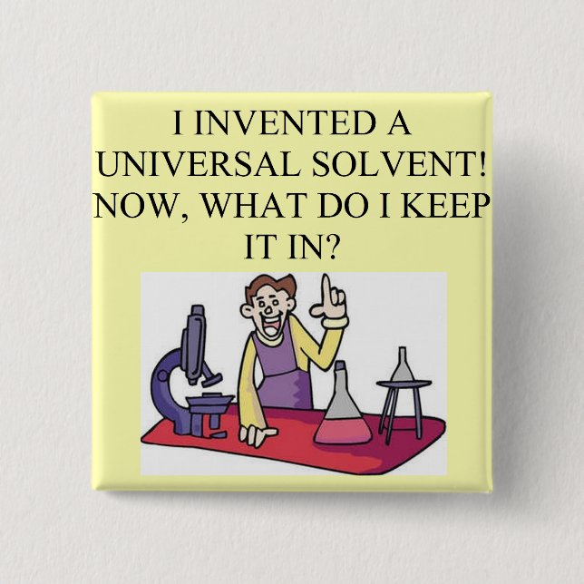 chemistry joke button (Front)