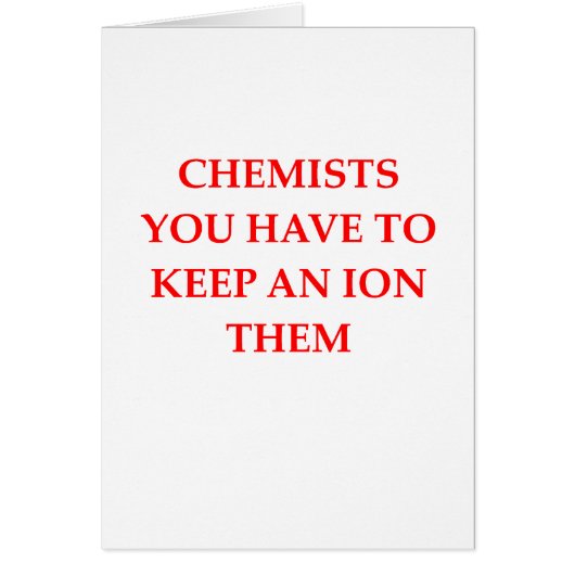 chemistry joke cards (Front)