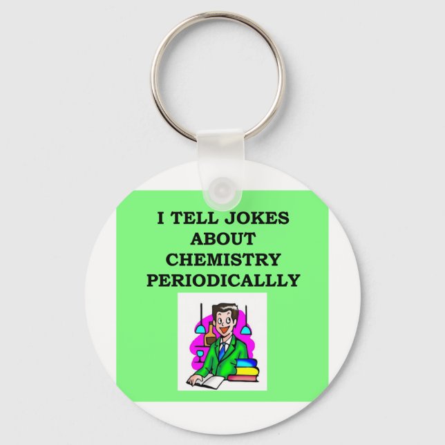 chemistry joke keychain (Front)