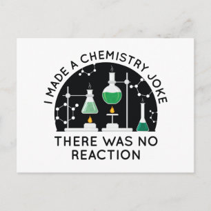 Chemistry Joke Postcard