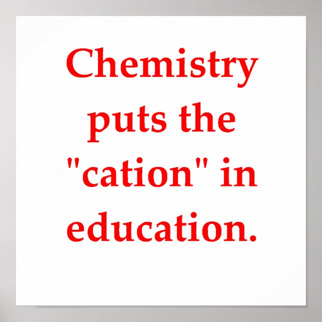 chemistry joke poster (Front)