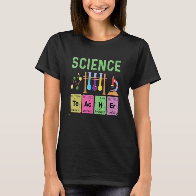 Chemistry Lab Equipment For Science Teacher T-Shirt (Front)