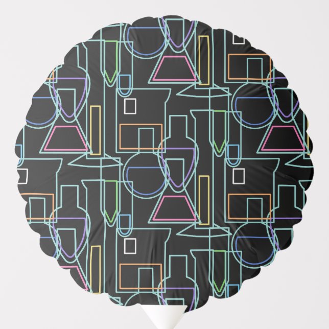 Chemistry Lab Lines Balloon (Front)