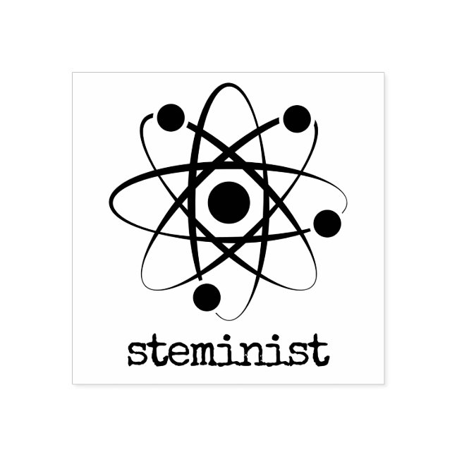Chemistry Lab Science Steminist Rubber Stamp