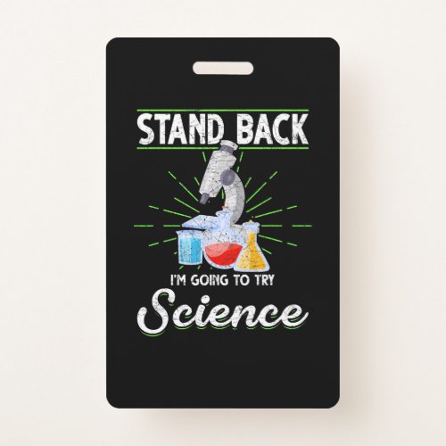 Chemistry Laboratory Physics Science Biology Badge