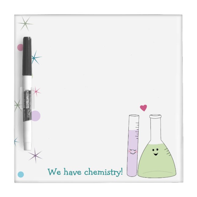 Chemistry Love Dry-Erase Board (Front)