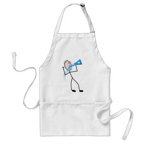 Chemistry Major Funny Stick Man Gifts Adult Apron