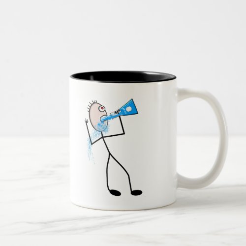 Chemistry Major Funny Stick Man Gifts Two_Tone Coffee Mug