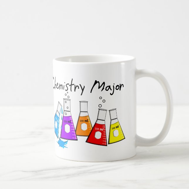 Chemistry Major Gifts Beeker Design Coffee Mug (Right)
