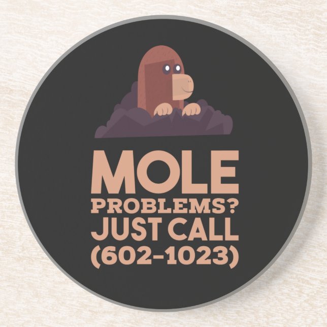 Chemistry - Mole Problems Coaster (Front)