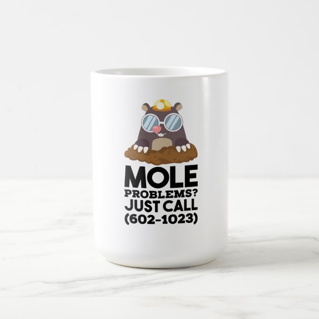 Chemistry - Mole Problems  Coffee Mug (Center)