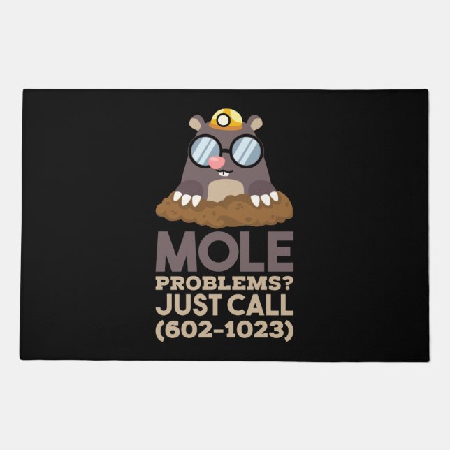 Chemistry - Mole Problems Doormat (Front)