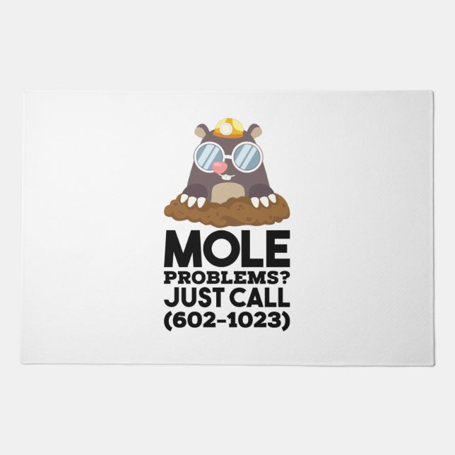 Chemistry - Mole Problems  Doormat (Front)