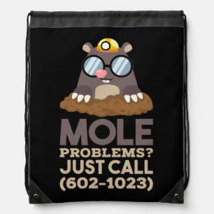 Chemistry - Mole Problems Drawstring Bag