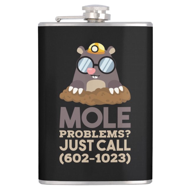 Chemistry - Mole Problems Flask (Front)