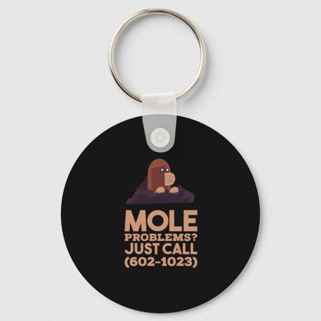 Chemistry - Mole Problems Keychain (Front)
