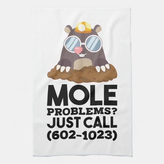 Chemistry - Mole Problems  Kitchen Towel (Vertical)