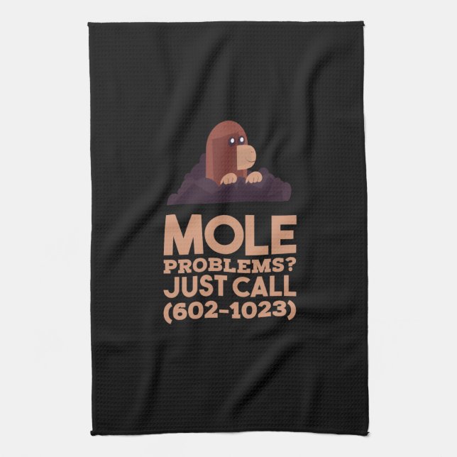 Chemistry - Mole Problems Kitchen Towel (Vertical)