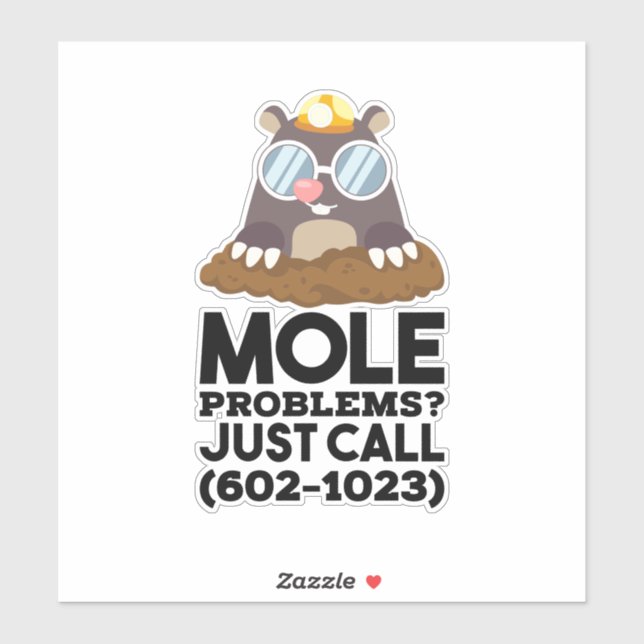 Chemistry - Mole Problems  Sticker (Sheet)