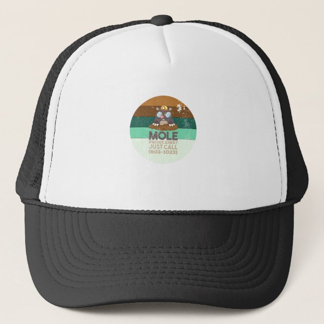 Chemistry - Mole Problems  Trucker Hat (Front)