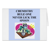 chemistry: never lick the spoon (Front Horizontal)