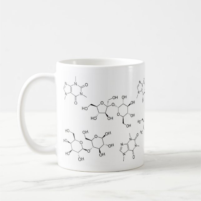Chemistry of Tea and Coffee Coffee Mug (Left)