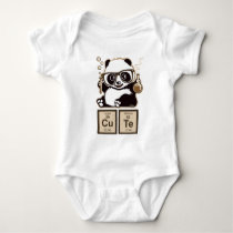 Chemistry panda discovered cute baby bodysuit Chemistry panda discovered cute baby bodysuit