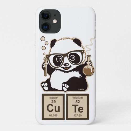 Chemistry panda discovered cute iPhone 11 case