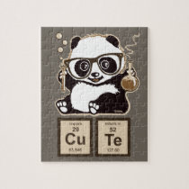 Chemistry panda discovered cute jigsaw puzzle Chemistry panda discovered cute jigsaw puzzle