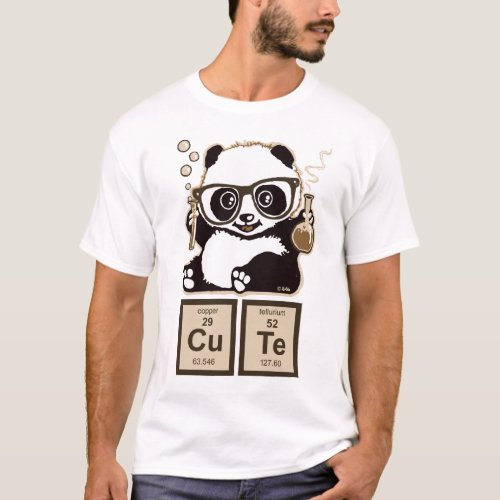 Chemistry panda discovered cute T_Shirt
