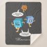 Chemistry Periodic Table Elements Custom Science  Sherpa Blanket