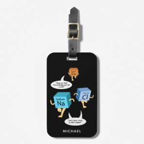 Chemistry Periodic Table Science Teacher Luggage Tag