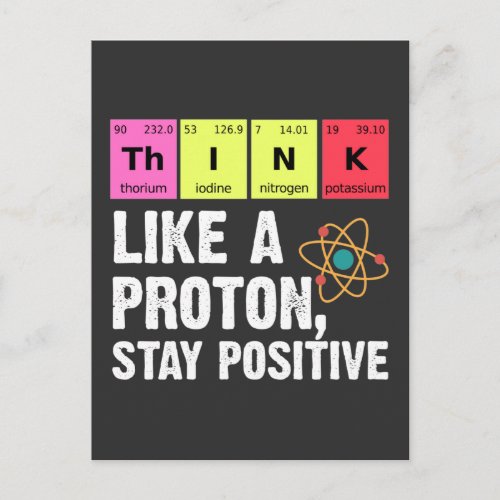 Chemistry Physicists Teacher Student Proton Scienc Postcard