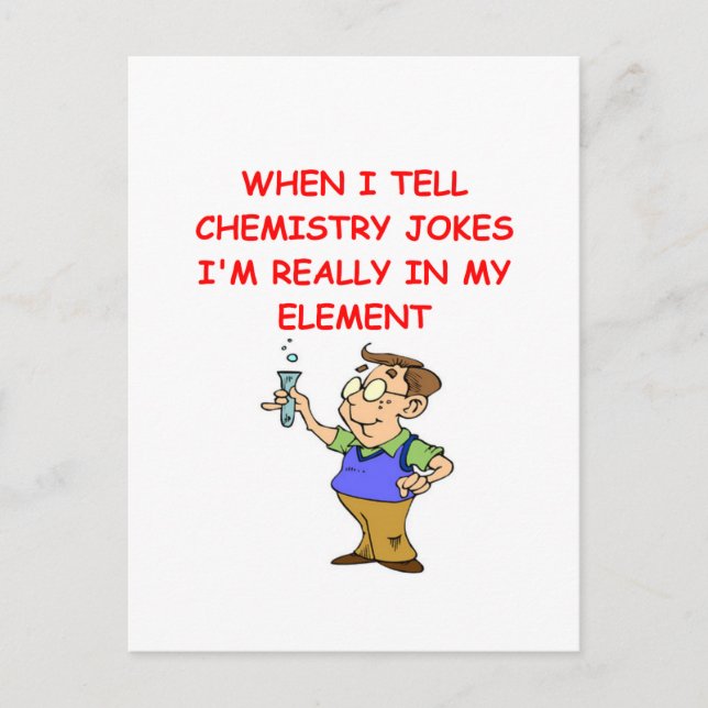 chemistry postcard (Front)