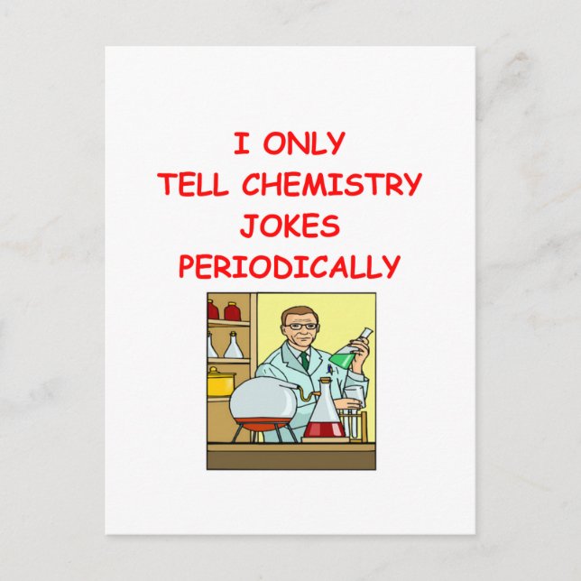 chemistry postcard (Front)