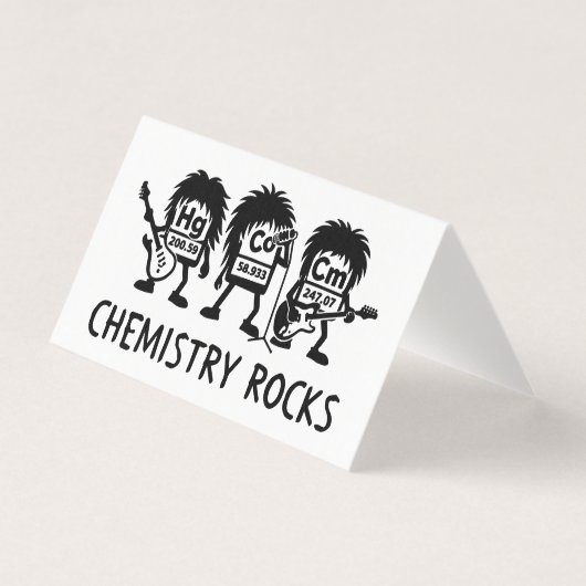 Chemistry Rocks Science Rock Band (Front)