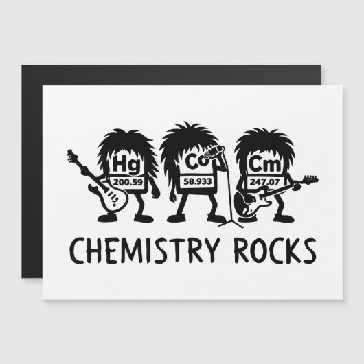Chemistry Rocks Science Rock Band (Front/Back)