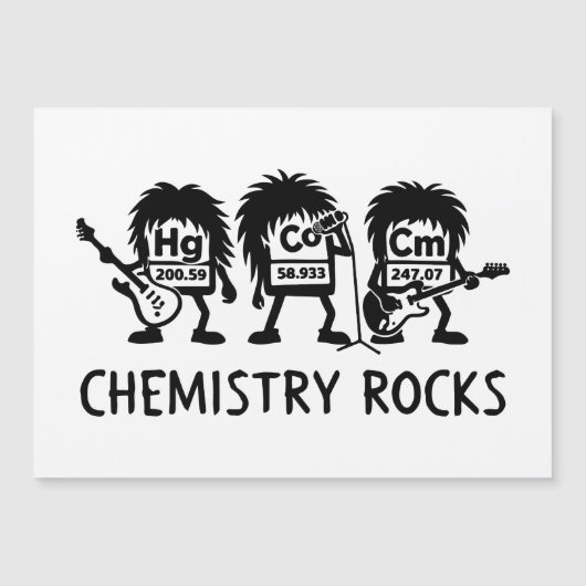 Chemistry Rocks Science Rock Band (Front)