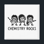 Chemistry Rocks Science Rock Band Magnet<br><div class="desc">Bold chemistry themed rock band artwork featuring periodic table elements in a playful music inspired scene. A fun science statement for chemistry lovers,  students,  teachers,  and chemistry fans who enjoy smart academic jokes.</div>