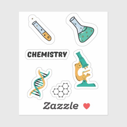 chemistry school subject pack sticker