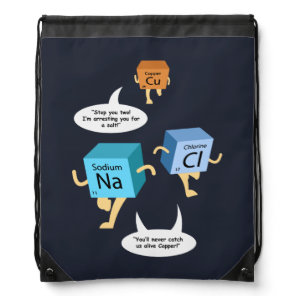 Chemistry School Teacher Science Gag Drawstring Bag