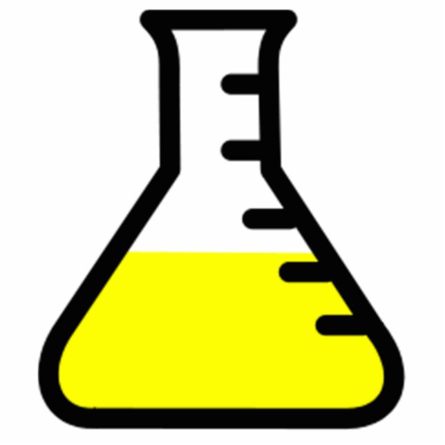 Chemistry Science Beaker Cutout (Front)
