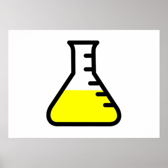 Chemistry Science Beaker Poster (Front)