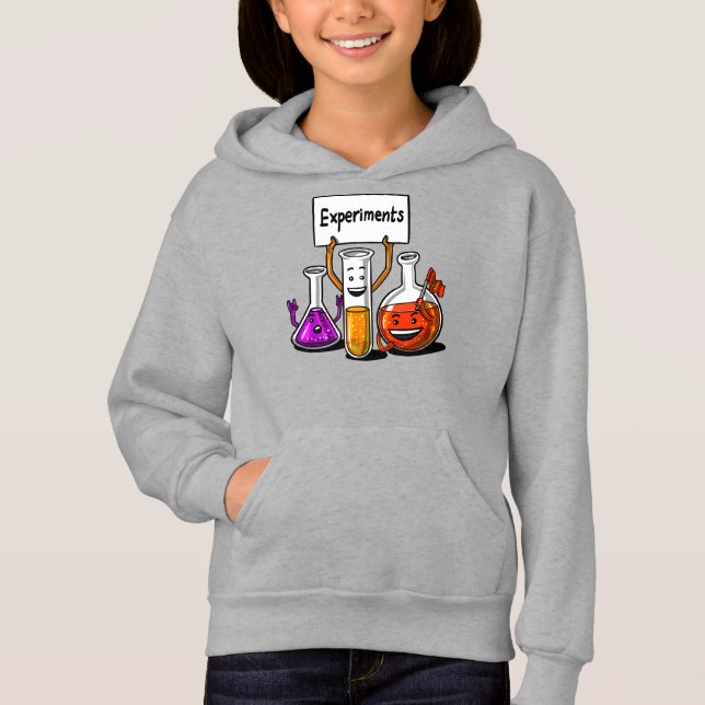 Chemistry Science Funny Experiments School Joke Hoodie (Front)