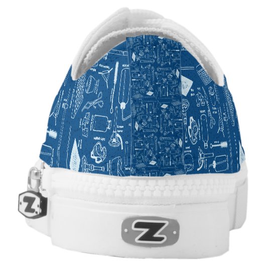 Chemistry Science Lab Low-Top Sneakers (Left Shoe Back)